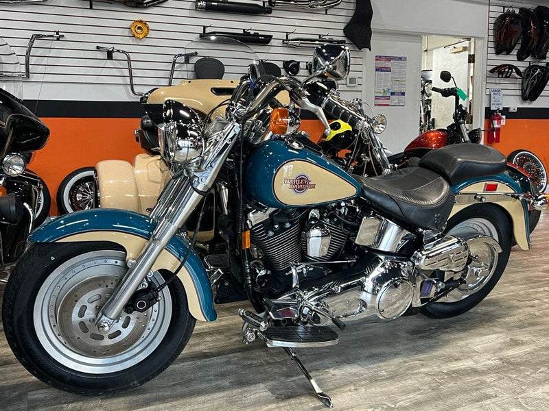 Harley-Davidson Motorcycle 1998 Harley-Davidson FLSTF Fatboy One Owner 95th Anniversary Rare HD Color Shop 2-Tone w/ Low Miles! $7,995