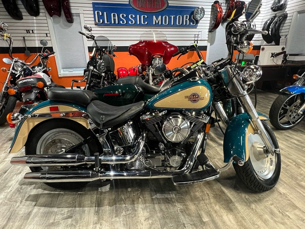 Harley-Davidson Motorcycle 1998 Harley-Davidson FLSTF Fatboy One Owner 95th Anniversary Rare HD Color Shop 2-Tone w/ Low Miles! $7,995