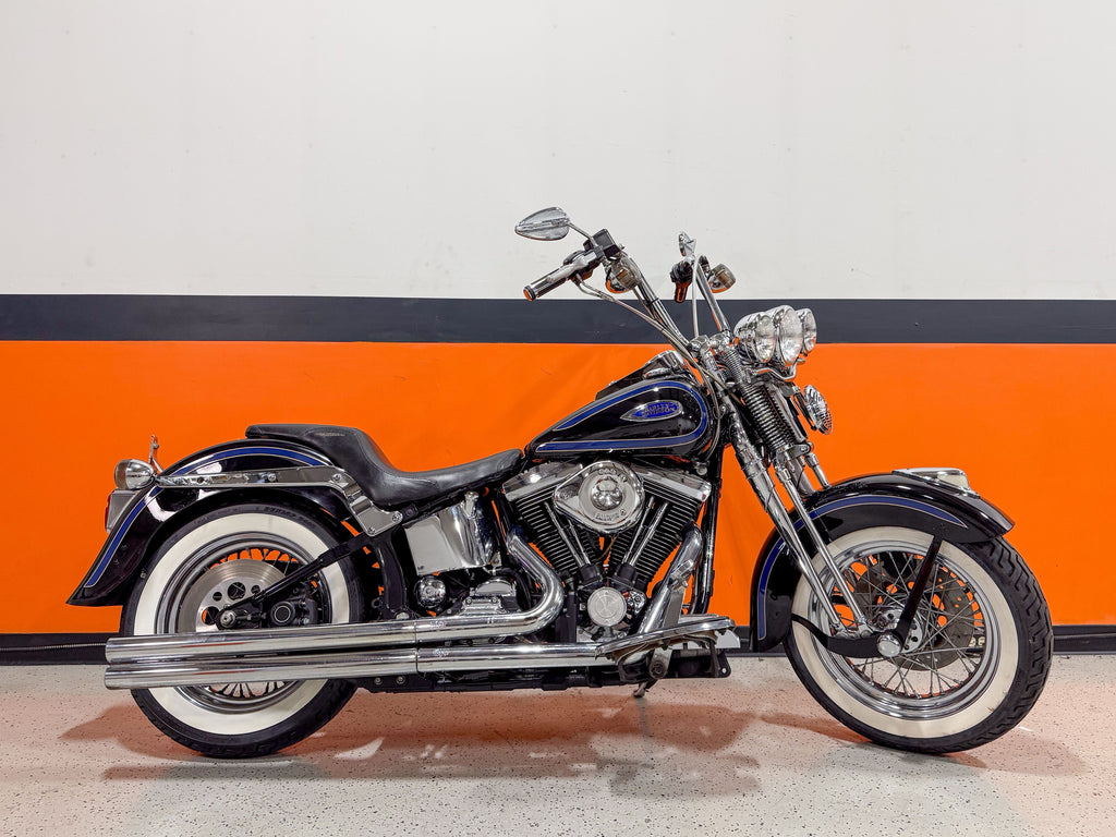 Harley-Davidson Motorcycle 1998 Harley-Davidson Softail Heritage Springer FLSTS Evolution Survivor w/ Apes and Exhaust! $11,995