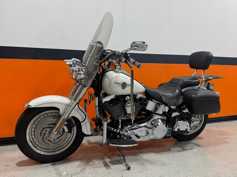 Harley-Davidson Motorcycle 2000 Harley-Davidson Softail Fatboy FLSTF White Pearl w/ Extras! $7,995