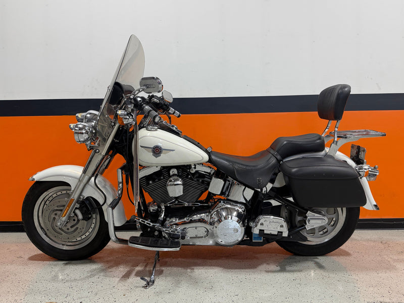 Harley-Davidson Motorcycle 2000 Harley-Davidson Softail Fatboy FLSTF White Pearl w/ Extras! $7,995