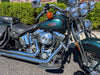 Harley-Davidson Motorcycle 2000 Harley-Davidson Softail Heritage Springer FLSTS Suede Green Rare Paint w/ Extras! $12,995