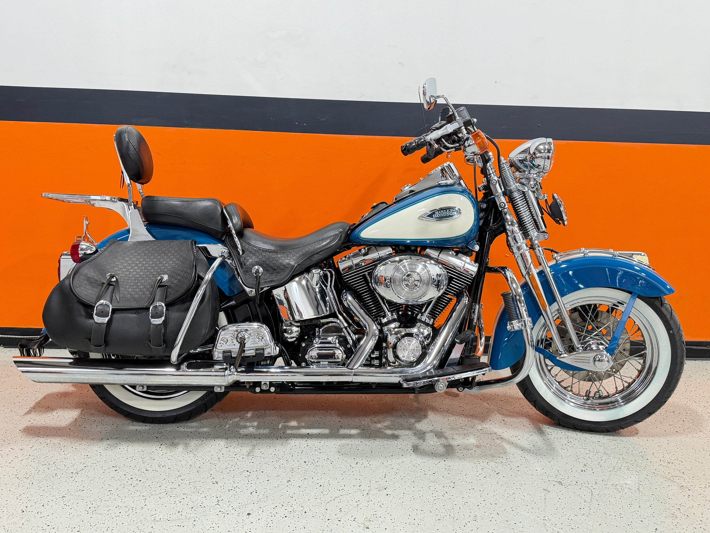 2001 Harley-Davidson Heritage Softail Springer FLSTSI Rare Two