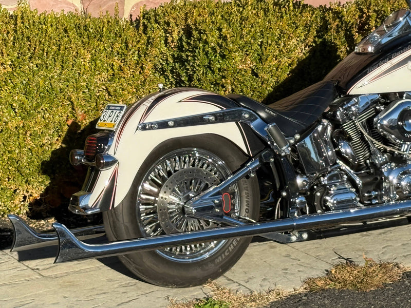 Harley-Davidson Motorcycle 2002 Harley-Davidson Softail Heritage Classic FLSTCI 100" S&S Kit Custom Paint Apes Fishtail Duals Many Extras! $9,995