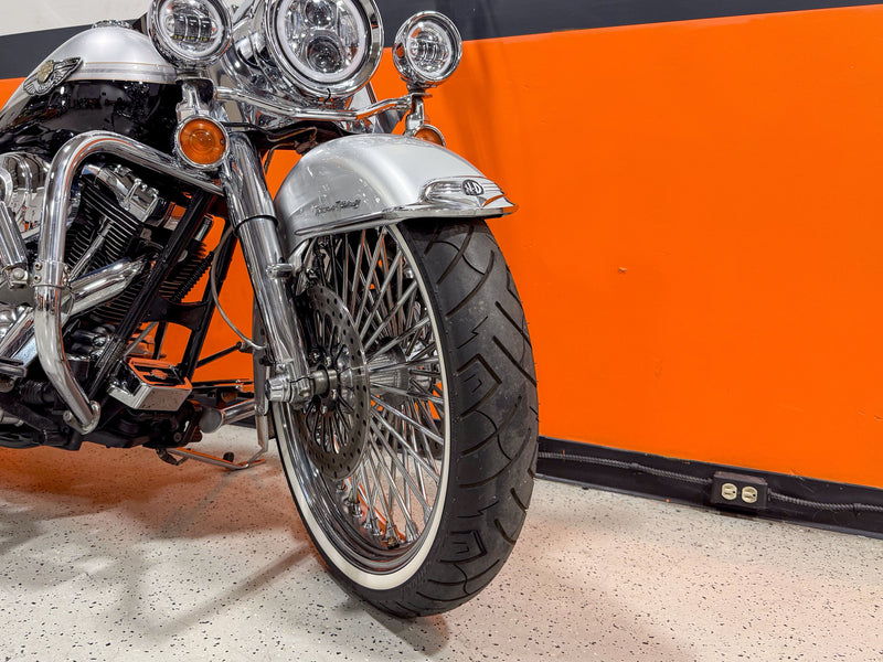 Harley-Davidson Motorcycle 2003 Harley-Davidson Road King Classic FLHRCI 100th Anniversary 2-Tone Apes 21" Fat Spoke Wheel Many Extras! $9,995