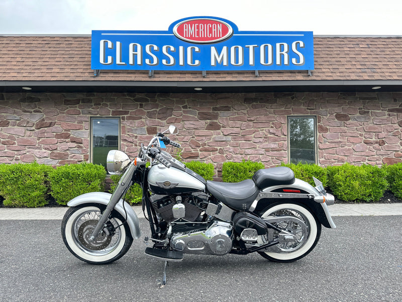 Harley-Davidson Motorcycle 2003 HARLEY-DAVIDSON SOFTAIL ANNIVERSARY FLSTFI FAT BOY W/ EXTRAS! $7,995