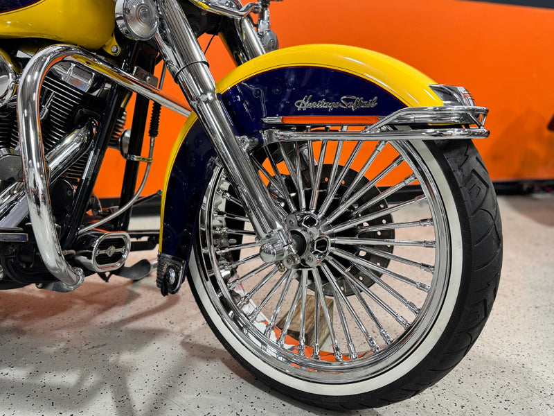 Harley-Davidson Motorcycle 2004 Harley-Davidson Heritage Softail Classic Cholo Style FLSTCI Rare Two-Tone Paint Combo! $8,995