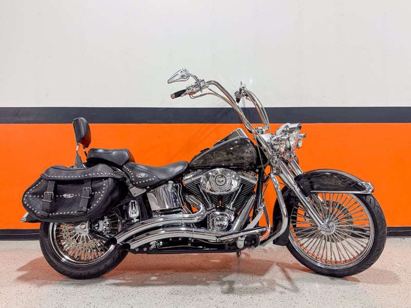 Harley-Davidson Motorcycle 2004 Harley-Davidson Heritage Softail Classic FLSTCI Custom Paint w/ Apes and Thousands in Extras! $10,995