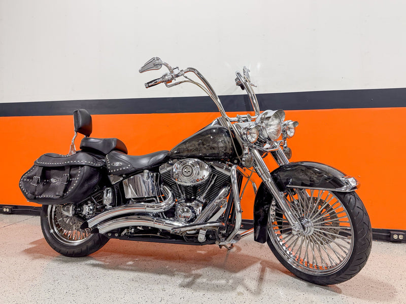 Harley-Davidson Motorcycle 2004 Harley-Davidson Heritage Softail Classic FLSTCI Custom Paint w/ Apes and Thousands in Extras! $10,995
