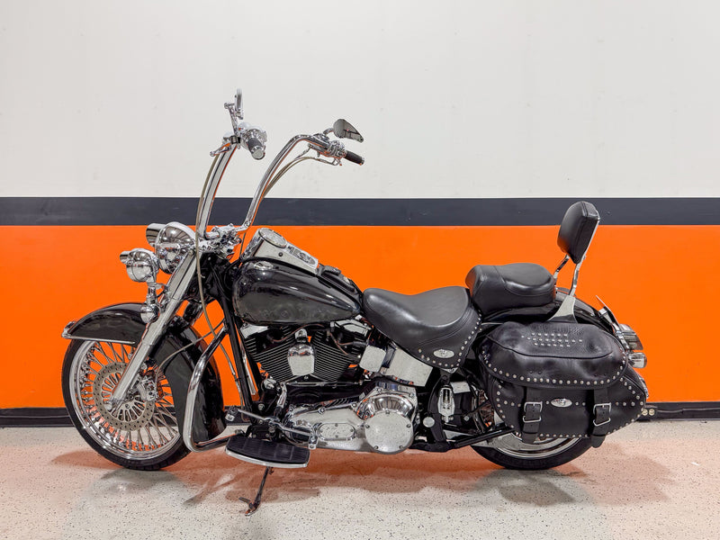 Harley-Davidson Motorcycle 2004 Harley-Davidson Heritage Softail Classic FLSTCI Custom Paint w/ Apes and Thousands in Extras! $10,995