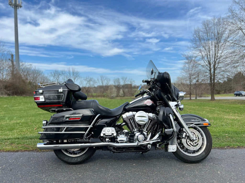 6-Inch Black Windshield For Harley Touring Models 1996-2013 | Street Glide, Electra Glide