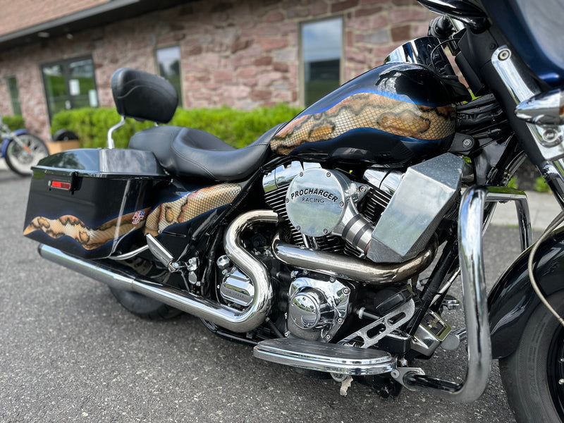 Harley-Davidson Motorcycle 2007 Harley Davidson Street Glide FLHX w/ Pro Charger, Custom Paint, & Extras! $12,995