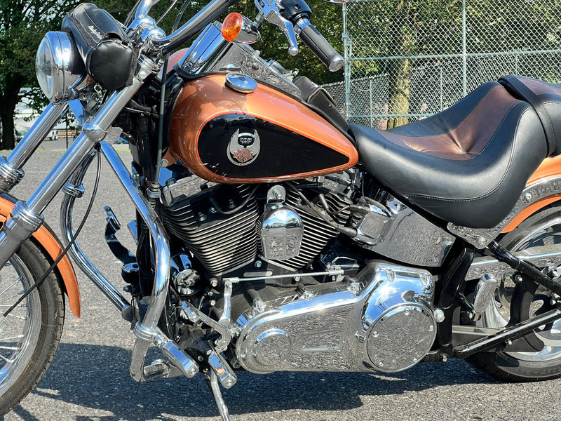 Harley-Davidson Motorcycle 2008 Harley-Davidson FXSTC Softail Custom 105th Anniversary Chrome Front End & Extras! $9,995