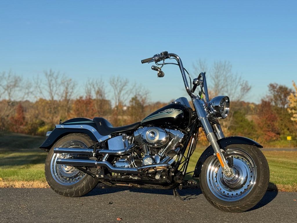 Harley-Davidson Motorcycle 2010 Harley-Davidson Softail Fatboy FLSTF Vivid Black w/ Extras & 18k Miles! $7,995