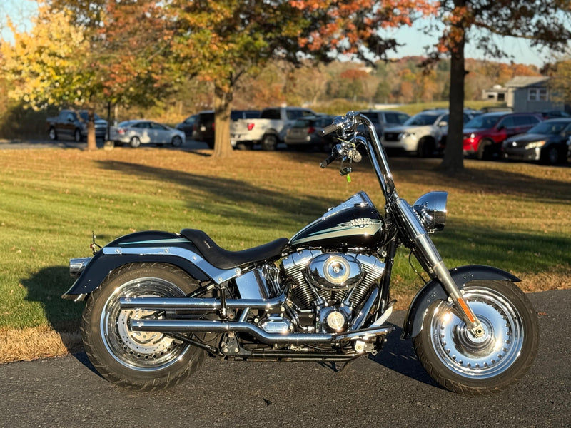 Harley-Davidson Motorcycle 2010 Harley-Davidson Softail Fatboy FLSTF Vivid Black w/ Extras & 18k Miles! $7,995