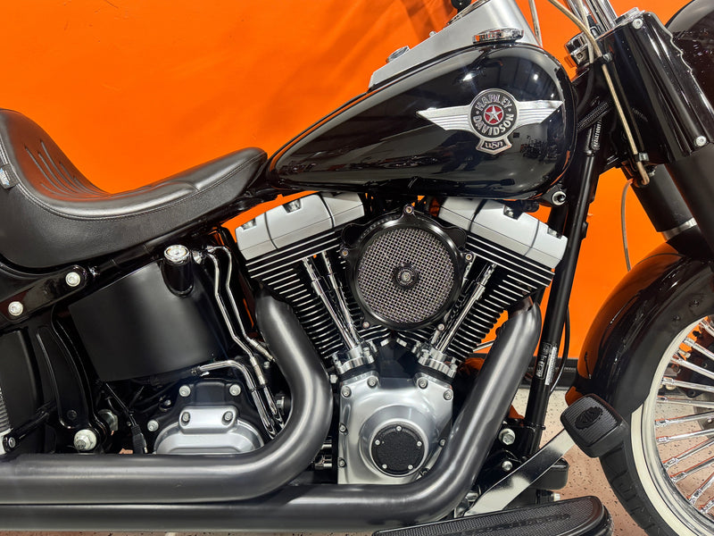 Harley-Davidson Motorcycle 2010 Harley-Davidson Softail Fatboy Low FLSTFB Fat Spoke Wheels Custom Bars & One Owner Only 1,682 Miles! $11,995