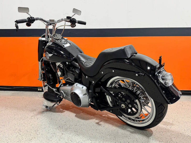 Harley-Davidson Motorcycle 2010 Harley-Davidson Softail Fatboy Low FLSTFB Fat Spoke Wheels Custom Bars & One Owner Only 1,682 Miles! $11,995