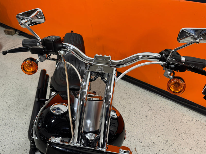 Harley-Davidson Motorcycle 2010 Harley-Davidson Softail Fatboy Low FLSTFB Fat Spoke Wheels Custom Bars & One Owner Only 1,682 Miles! $11,995