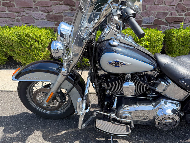 Harley-Davidson Motorcycle 2012 Harley-Davidson Softail Heritage Classic FLSTC 103" 6 Speed, Exhaust, LED's & Only 9K Miles! $10,995
