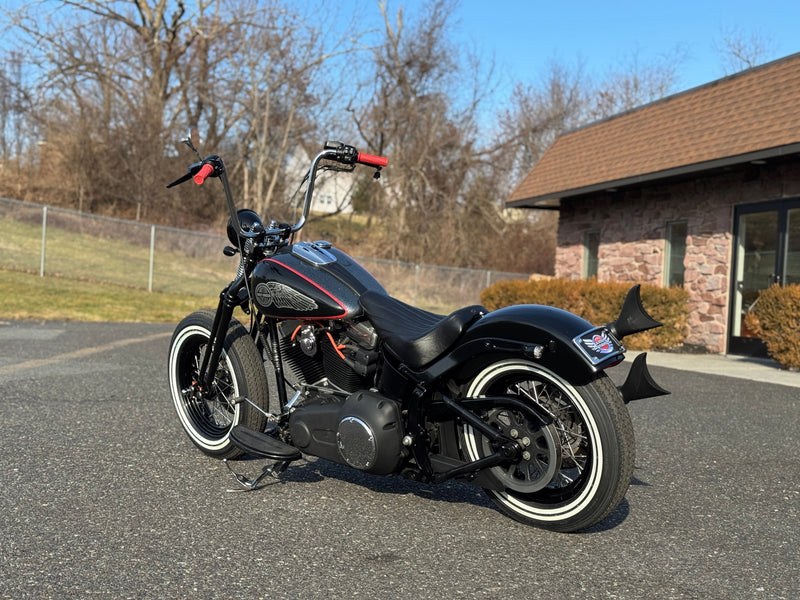 Harley-Davidson Motorcycle 2015 Harley-Davidson Softail Slim FLS 103" 6-Speed Custom Springer Bobber Build!! $12,995