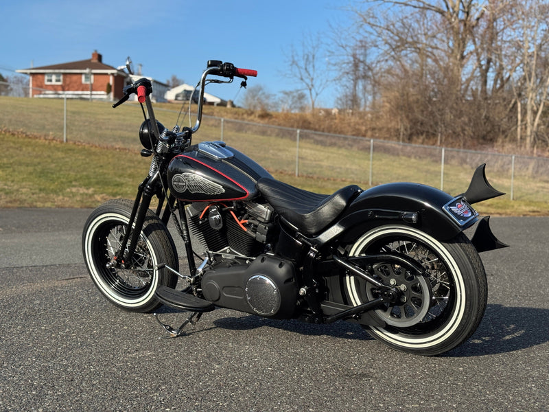 Harley-Davidson Motorcycle 2015 Harley-Davidson Softail Slim FLS 103" 6-Speed Custom Springer Bobber Build!! $12,995