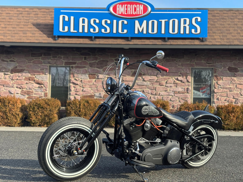 Harley-Davidson Motorcycle 2015 Harley-Davidson Softail Slim FLS 103" 6-Speed Custom Springer Bobber Build!! $12,995