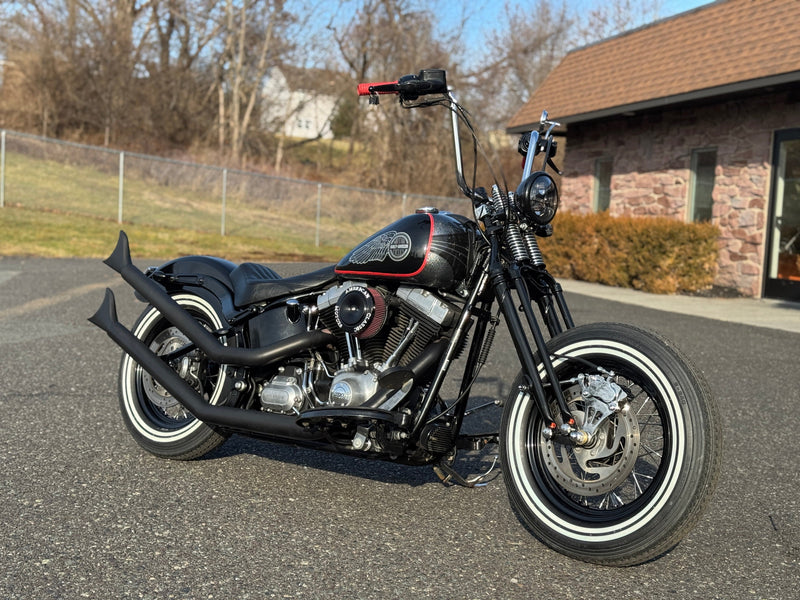 Harley-Davidson Motorcycle 2015 Harley-Davidson Softail Slim FLS 103" 6-Speed Custom Springer Bobber Build!! $12,995