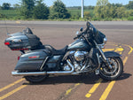 Harley-Davidson Motorcycle 2015 Harley-Davidson Touring Electra Glide Ultra Classic FLHTCUL Low Black Magic One Owner! $11,495