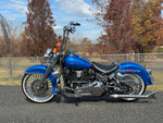 Harley-Davidson Motorcycle 2018 Harley-Davidson FLDE Softail Deluxe Cholo Style Carlini Apes, 21" Wheel, Fishtails & More! $17,995