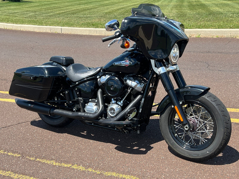 Harley-Davidson Motorcycle 2019 Harley-Davidson Softail Slim FLSL M8 Bagger! Rockford Fosgate Audio Fairing, RB Racing Pipe, HD Saddlebags, & More! Only 5,707 Miles! $13,995