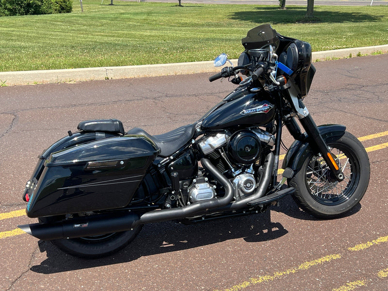 Softail slim hard bags online