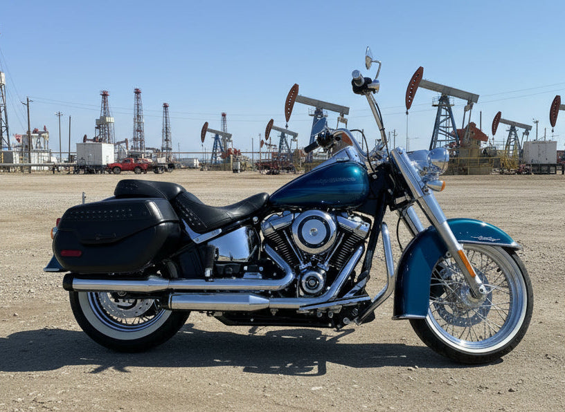 Harley-Davidson Motorcycle 2020 Harley-Davidson Softail Heritage Classic FLHC Tahitian Teal Chrome Package 21" Wheel One Owner Low Miles Upgrades! $14,995 (In Transit)