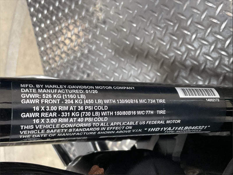 Harley-Davidson Motorcycle 2020 Harley-Davidson Softail Heritage Classic FLHC Tahitian Teal Chrome Package 21" Wheel One Owner Low Miles Upgrades! $14,995 (In Transit)