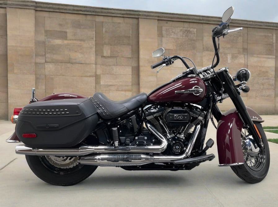 Harley-Davidson Motorcycle 2020 Harley-Davidson Softail Heritage Classic FLHCS 114" Billiard Burgundy One Owner w/ Only 199 Miles! $15,995