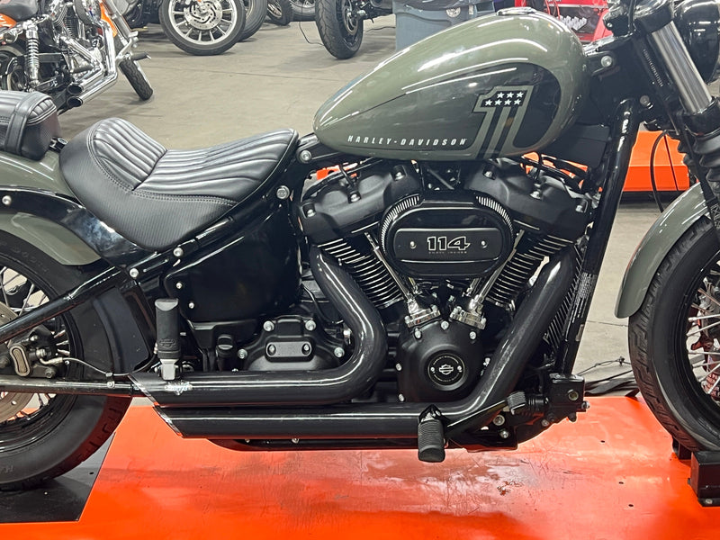 Harley-Davidson Motorcycle 2021 Harley-Davidson Softail Street Bob FXBBS 114" One Owner w/ Pipes! Only 3,085 Miles! $12,995