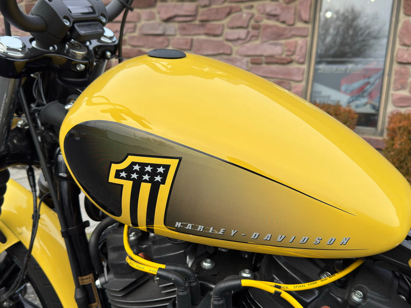 Harley-Davidson Motorcycle 2023 Harley-Davidson Softail Street Bob FXBBS 114" Industrial Yellow One Owner with Extras! $9,995