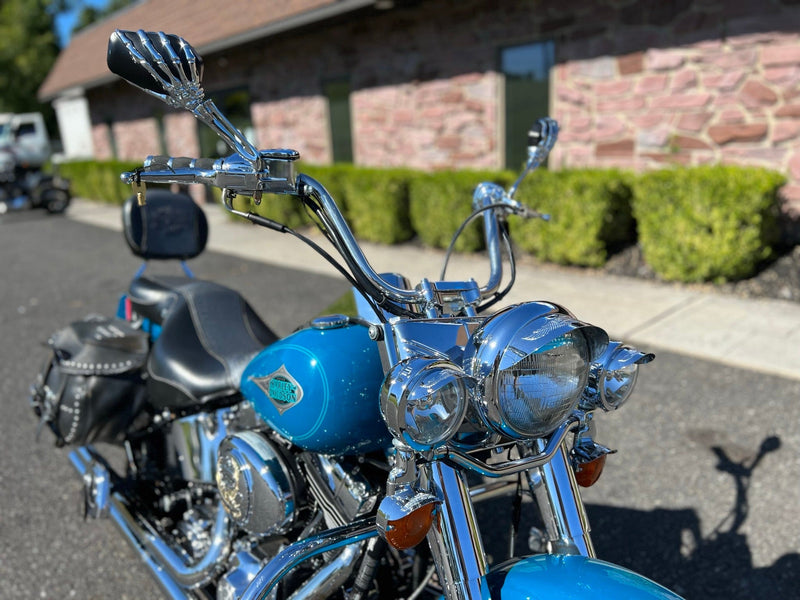 2001 heritage softail blue shop book