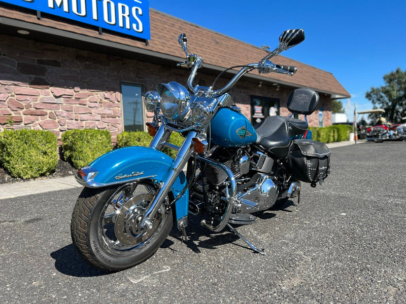 2001 heritage softail blue shop book