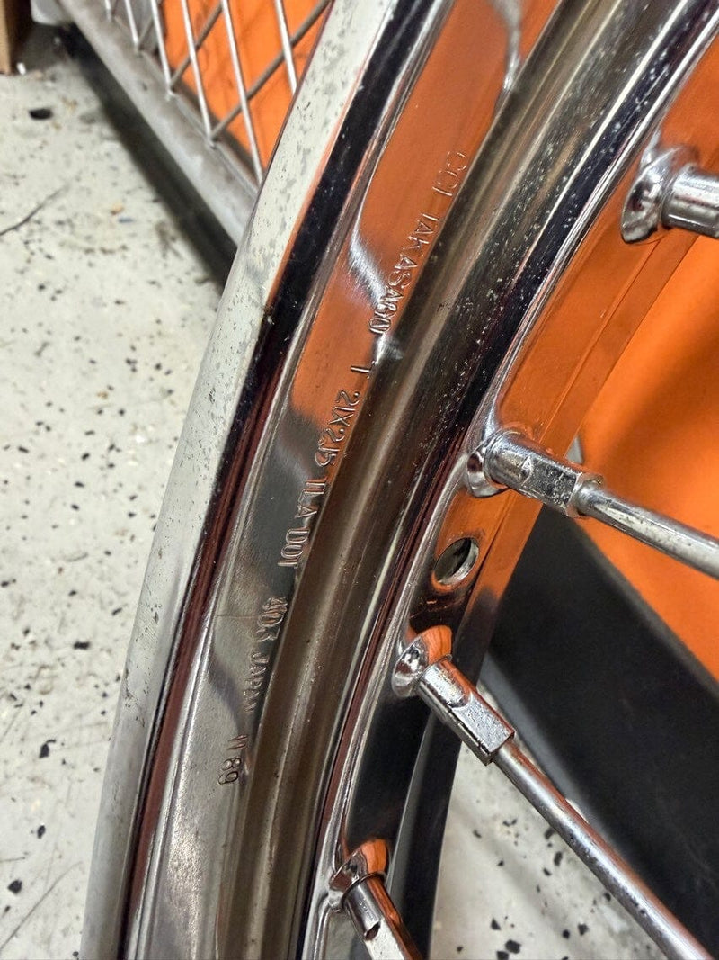 Chrome 21 x 2.15 40 Spoke Front Wheel Harley Shovelhead Mid Star