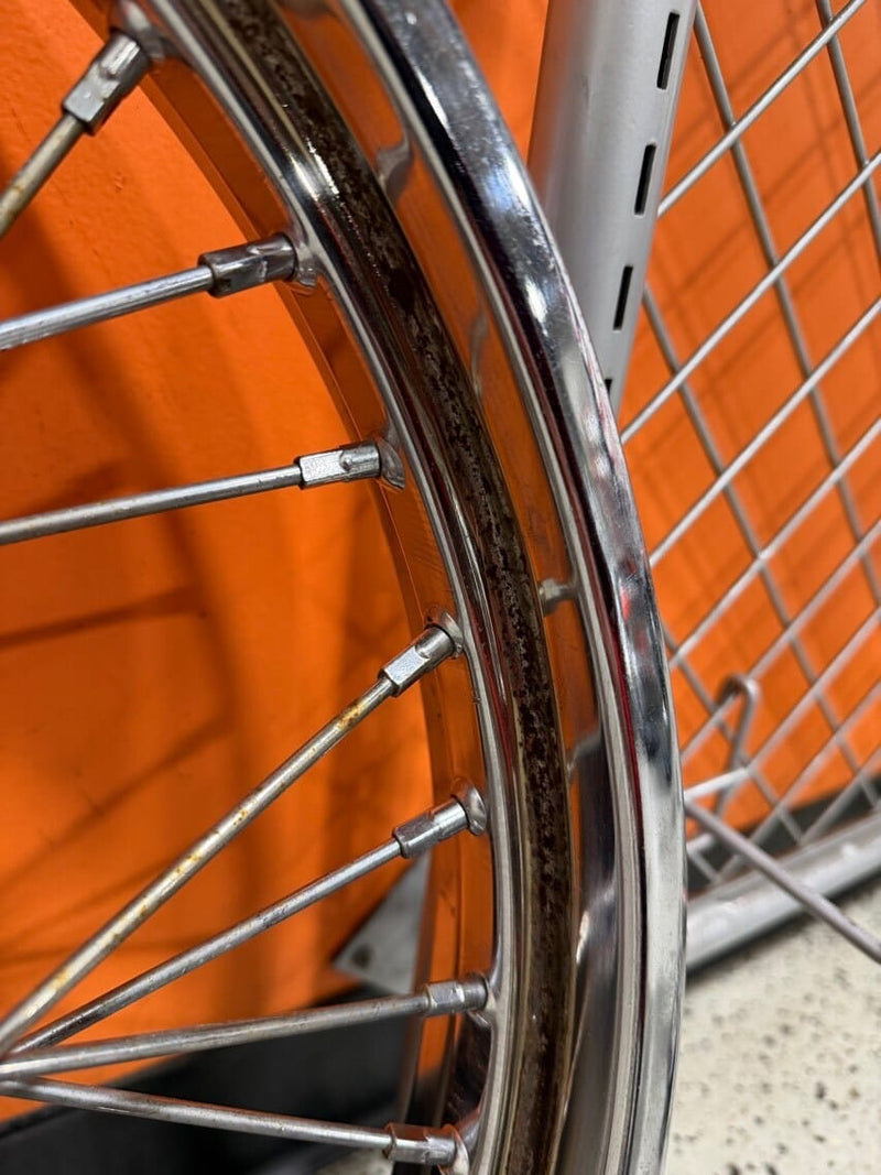 Chrome 21 x 2.15 40 Spoke Front Wheel Harley Shovelhead Mid Star