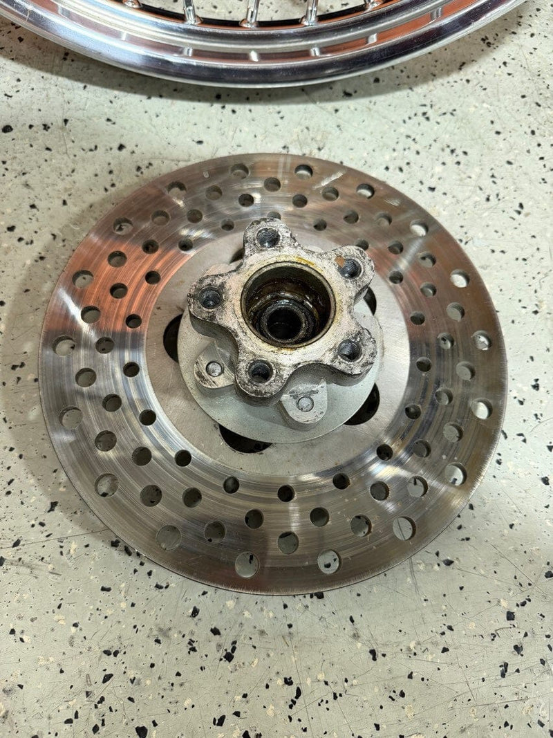 Chrome 21 x 2.15 40 Spoke Front Wheel Harley Shovelhead Mid Star
