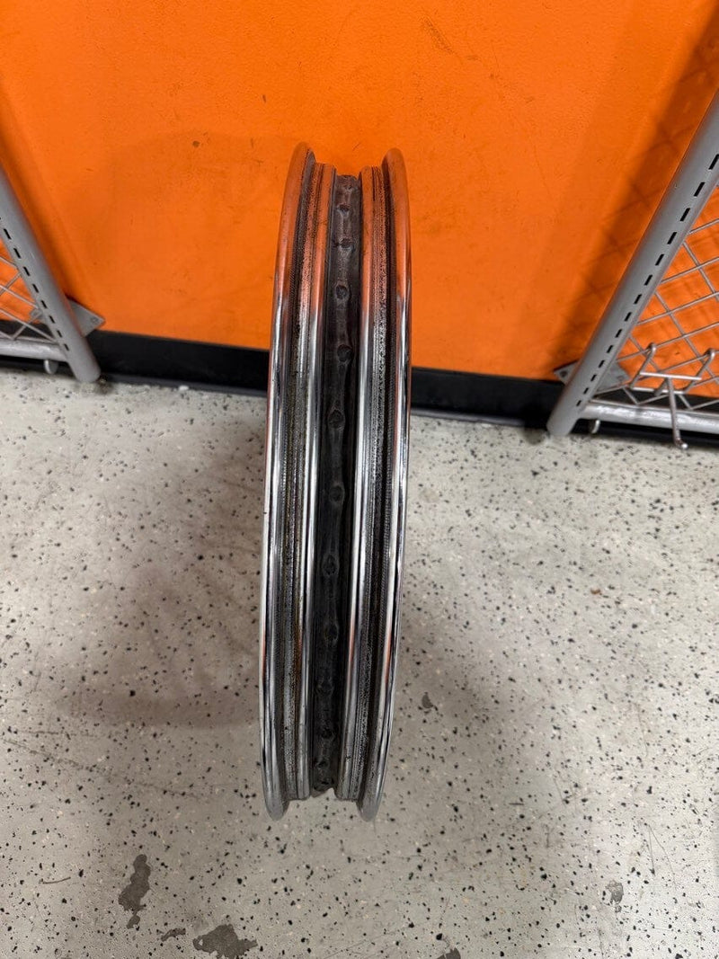 Chrome 21 x 2.15 40 Spoke Front Wheel Harley Shovelhead Mid Star