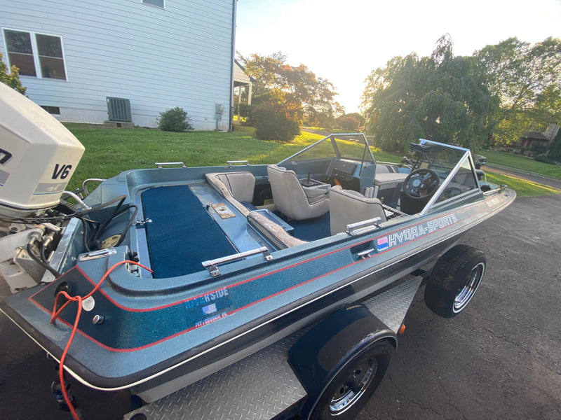 Hydra-Sports Boat SOLD - 1988 Hydra-Sports Diamond Vee DV 175 SX 18’ Fishing Power Bay Lake Bass Ski Boat $3,995