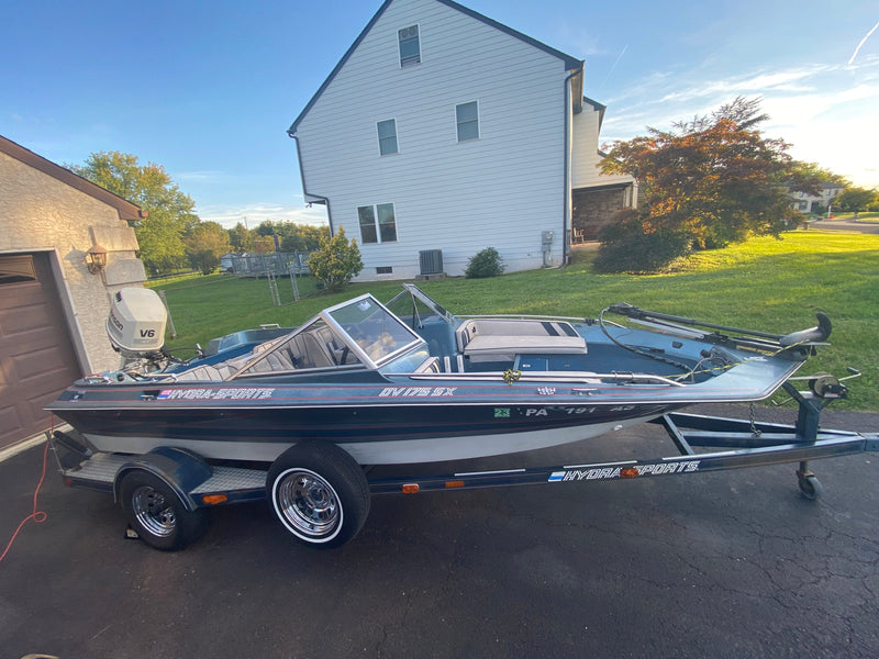 Hydra-Sports Boat SOLD - 1988 Hydra-Sports Diamond Vee DV 175 SX 18’ Fishing Power Bay Lake Bass Ski Boat $3,995