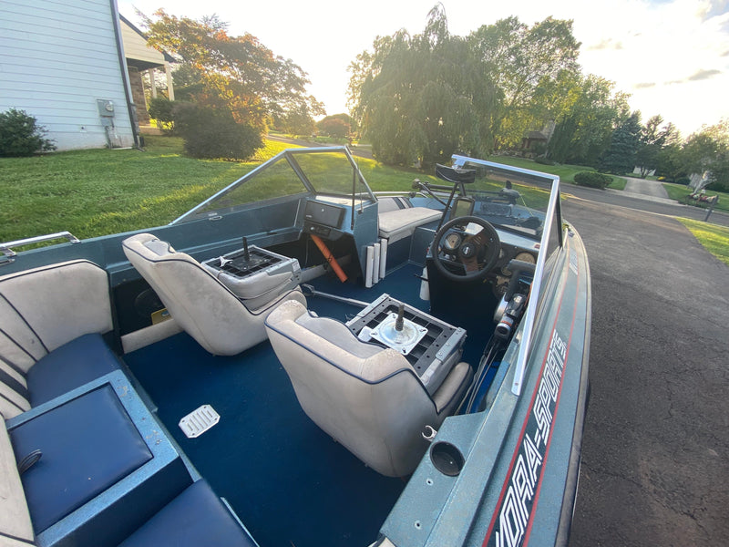 Hydra-Sports Boat SOLD - 1988 Hydra-Sports Diamond Vee DV 175 SX 18’ Fishing Power Bay Lake Bass Ski Boat $3,995