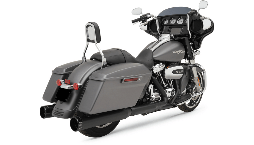 Khrome Werks Khrome Werks Black Klassic 4.5" HP Plus Slip-On Mufflers Harley Touring 17+