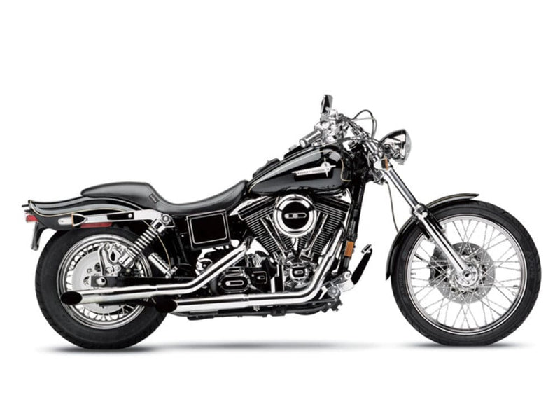 Le Pera Le Pera LePera Silhouette Smooth Black Vinyl Seat 2 Up Harley 2004-2005 Dyna FXD