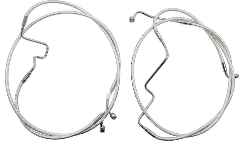 Magnum Shielding Magnum 12"-14" Ape Handlebar Control Cable Kit ABS Braided 21+ Harley Road King