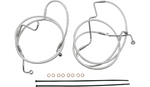 Magnum Shielding Magnum 18"-20" Ape Handlebar Control Cable Kit ABS Braided 21+ Harley Road King