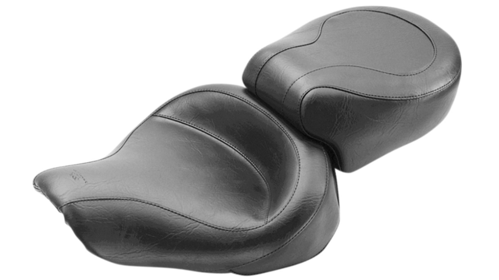 Mustang Mustang Wide Vintage Style Seat Black Smooth Street FXDWG '96-'03